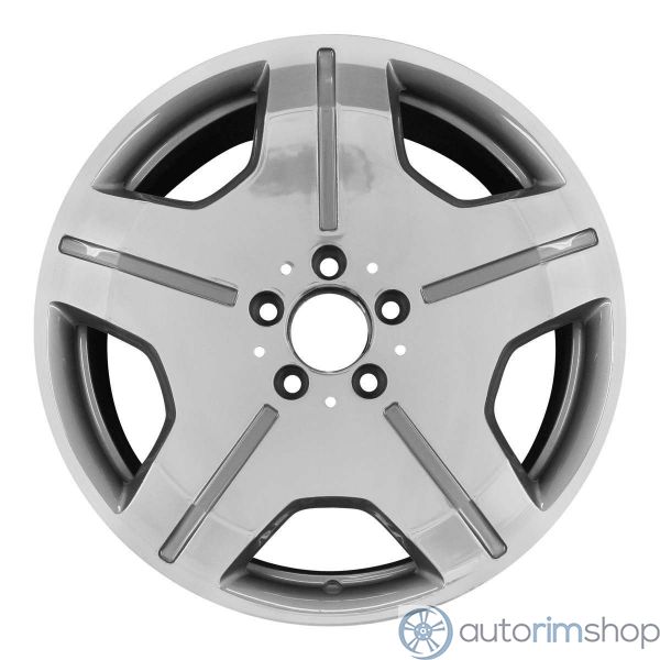 2009 mercedes cl65 wheel 18 polished charcoal aluminum 5 lug w85050pc 11