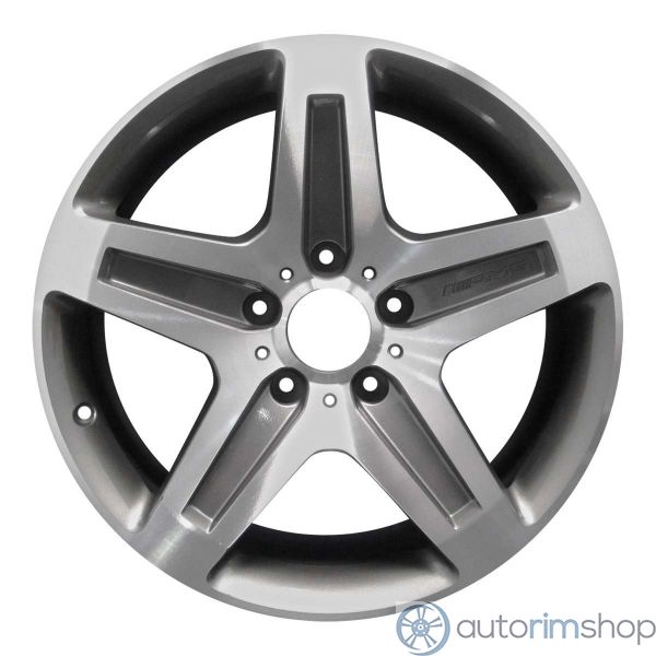 2010 mercedes g55 wheel 19 machined charcoal aluminum 5 lug w85069mc 2