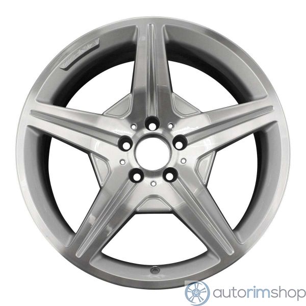 2013 mercedes sls wheel 19 machined silver aluminum 5 lug w85079ms 11