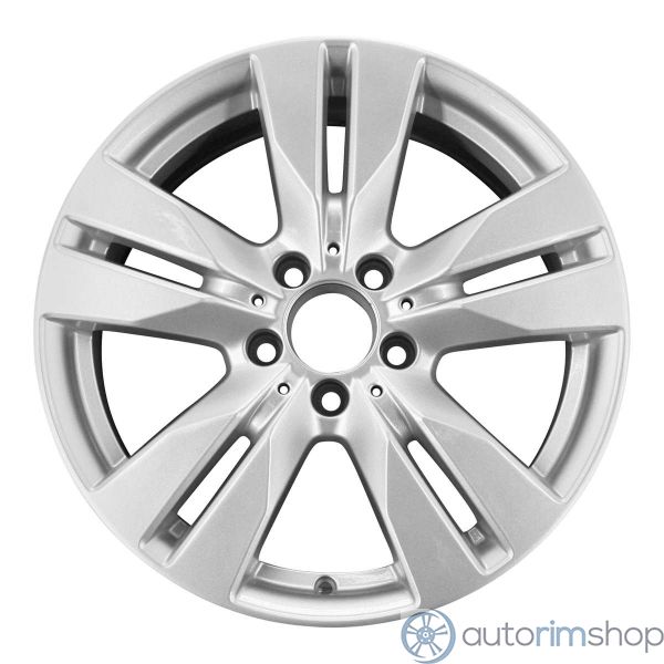 2009 mercedes slk350 wheel 17 silver aluminum 5 lug w85087s 1