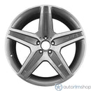 2012 mercedes gl550 wheel 21 machined charcoal aluminum 5 lug w85108mc 7