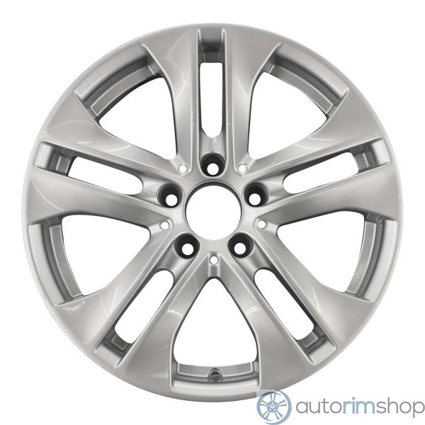 2010 mercedes e350 wheel 17 silver aluminum 5 lug w85128s 1