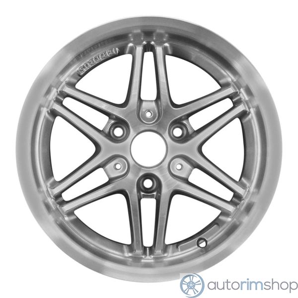 2010 smart car wheel 15 machined silver aluminum 3 lug w85179ms 3