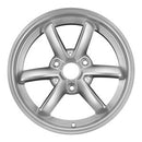 2011 smart car wheel 15 silver aluminum 3 lug w85211s 12