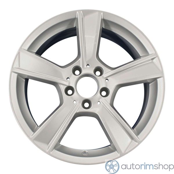 2012 mercedes c350 wheel 17 silver aluminum 5 lug w85225s 1