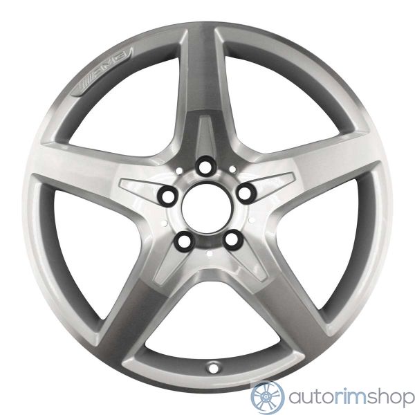 2015 Mercedes SLK250 Wheel 18" Machined Silver Aluminum 5 Lug W85249MS-9