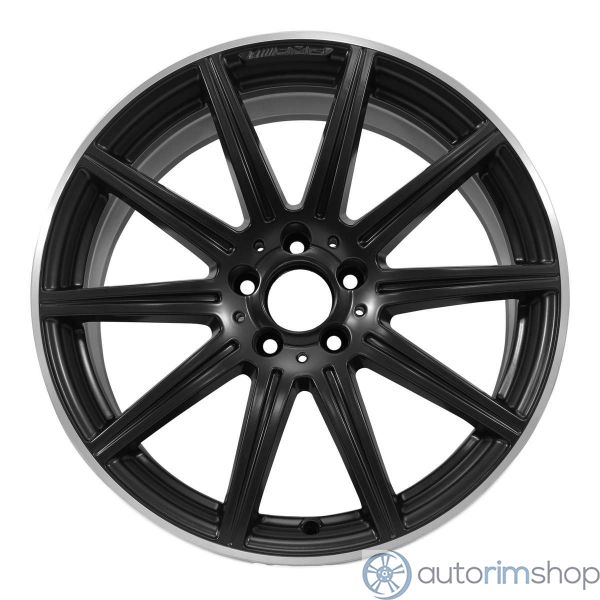 2014 mercedes cls550 wheel 19 machined black aluminum 5 lug w85267mb 6