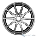 2014 mercedes sl63 wheel 19 polished charcoal aluminum 5 lug w85279pc 2