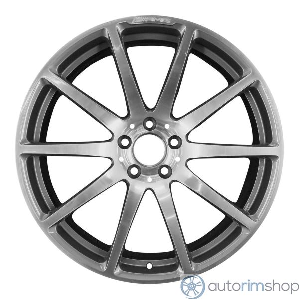 2014 mercedes sl63 wheel 19 polished charcoal aluminum 5 lug w85279pc 2