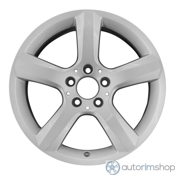 2012 mercedes slk250 wheel 17 silver aluminum 5 lug w85293s 1