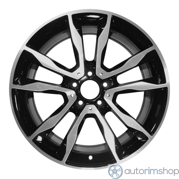 2015 Mercedes GLA250 Wheel 19" Machined Gloss Black Aluminum 5 Lug W85383MB-1