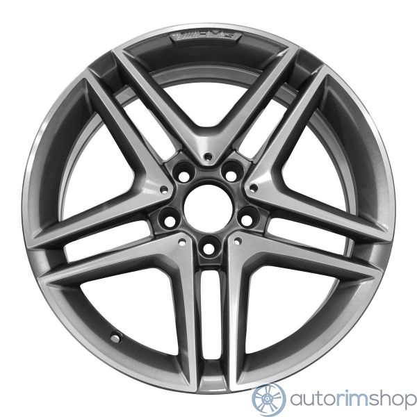 2015 Mercedes CLA45 Rueda 18" Aluminio Carbón Maquinado 5 Lug W85394MC-2