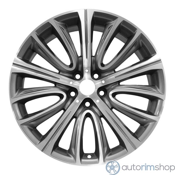 2017 BMW 750i Wheel 20" Machined Charcoal Aluminum 5 Lug W86284MC-5