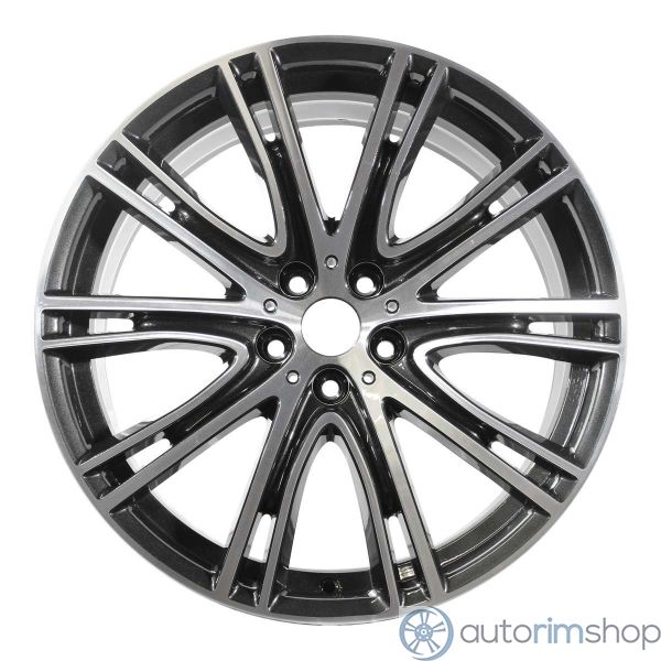 2017 BMW 530i Wheel 20" Machined Charcoal Aluminum 5 Lug W86340MC-1