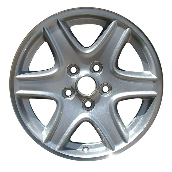 2002 Jeep Liberty Rueda 16" Plata Aluminio 5 Lug W9037S-1