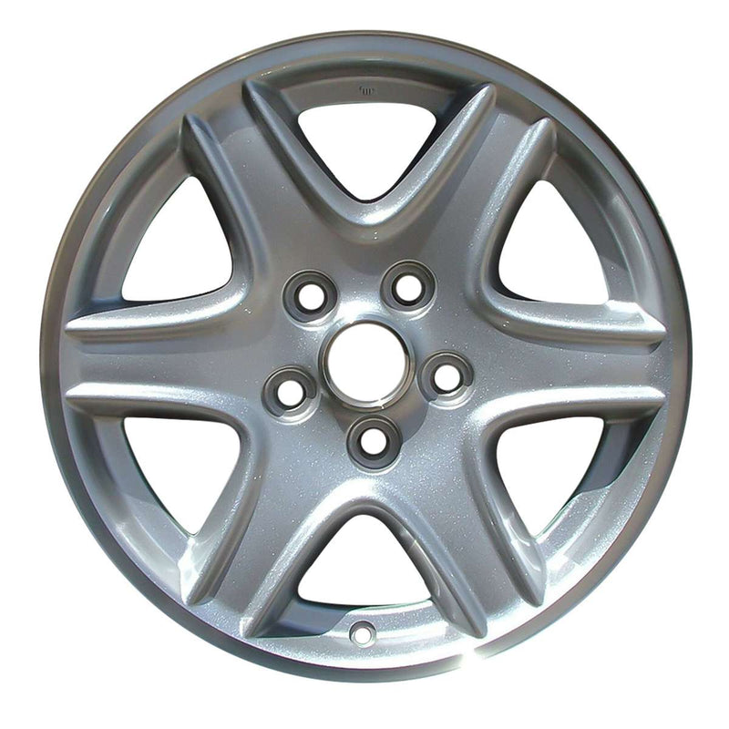 2002 Jeep Liberty Wheel 16" Silver Aluminum 5 Lug W9037S-1