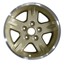 2006 Jeep Wrangler Wheel 15" Gold with Machined Lip Aluminum 5 Lug W9050GML-3