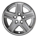 2006 Jeep Liberty Wheel 16" Silver with Machined Lip Aluminum 5 Lug W9056SML-2
