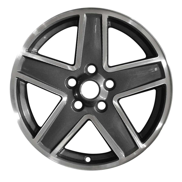 2010 Jeep Compass Wheel 17" Machined Charcoal Aluminum 5 Lug W9069MC-4