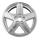 2008 Jeep Compass Wheel 18" Machined Silver Aluminum 5 Lug W9071MS-2