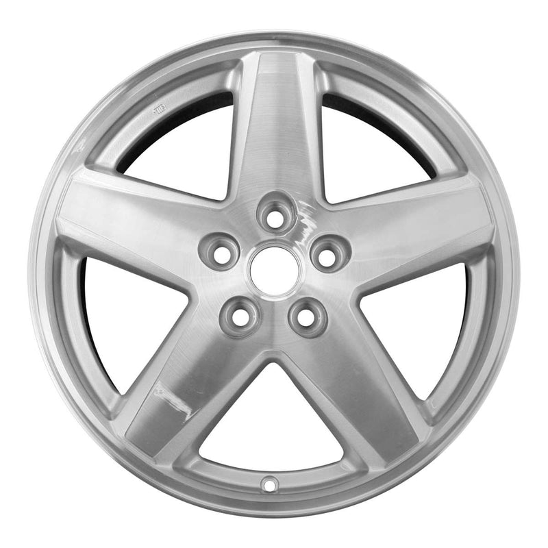 2009 Jeep Compass Wheel 18" Machined Silver Aluminum 5 Lug W9071MS-3