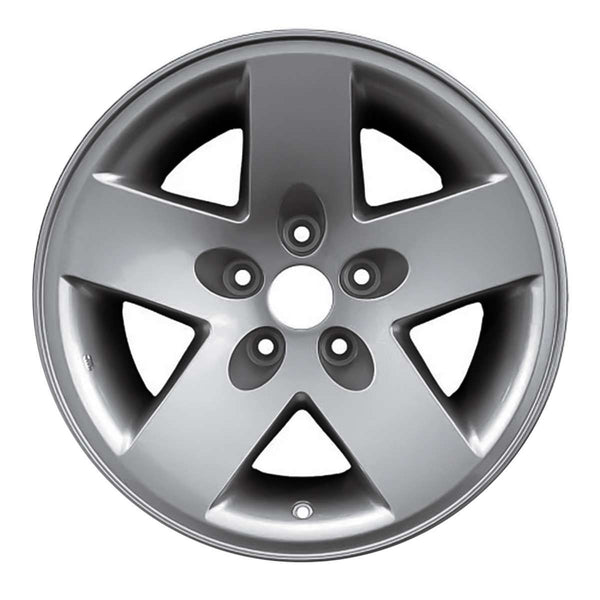 2008 jeep wrangler wheel 17 charcoal aluminum 5 lug rw9074c 2