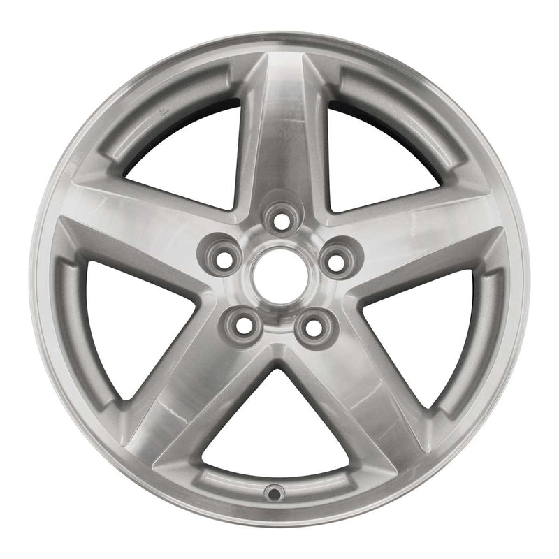 2012 Jeep Liberty Wheel 17" Machined Silver Aluminum 5 Lug W9085MS-5