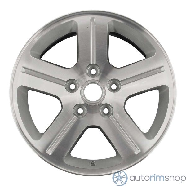 2008 Jeep Commander Wheel 17" Aluminio plateado mecanizado 5 lengüetas W9089MS-5