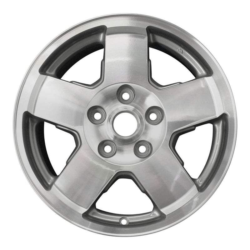 2007 Jeep Commander Wheel 17" Aluminio Carbón Maquinado 5 Lug W9096MC-2