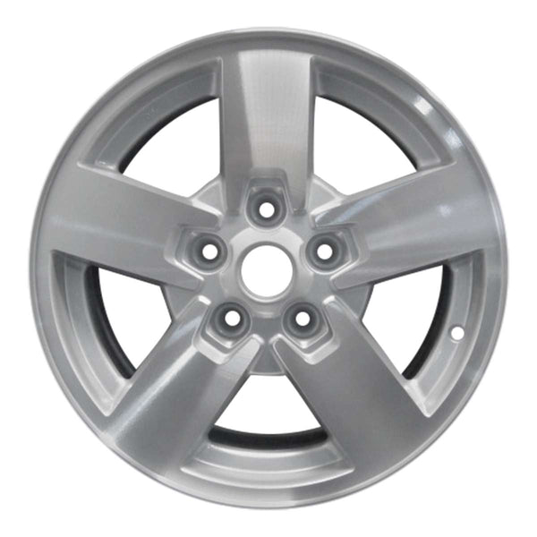 2010 Jeep Commander Wheel 17" Machined Silver Aluminum 5 Lug W9097MS-5