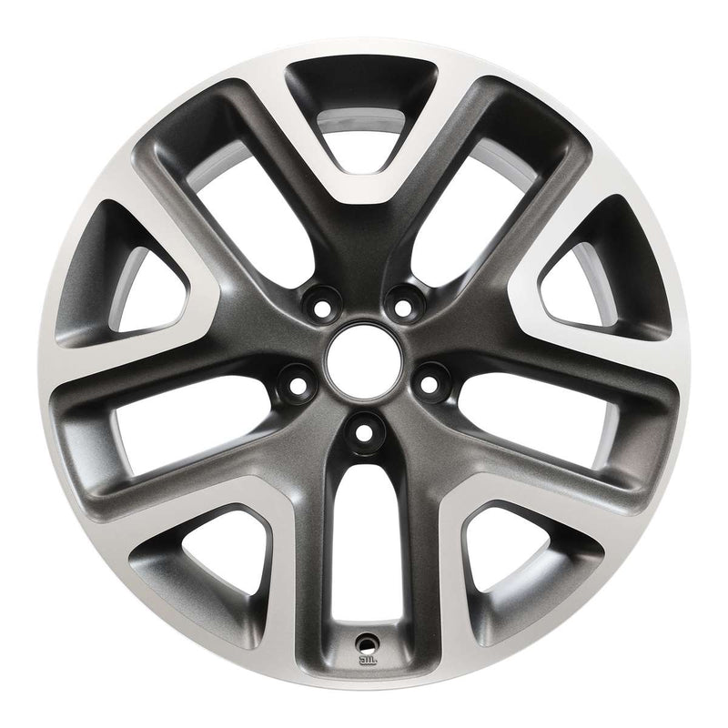 2019 Jeep Renegade Wheel 18" Machined Charcoal Aluminum 5 Lug W9149MC-5