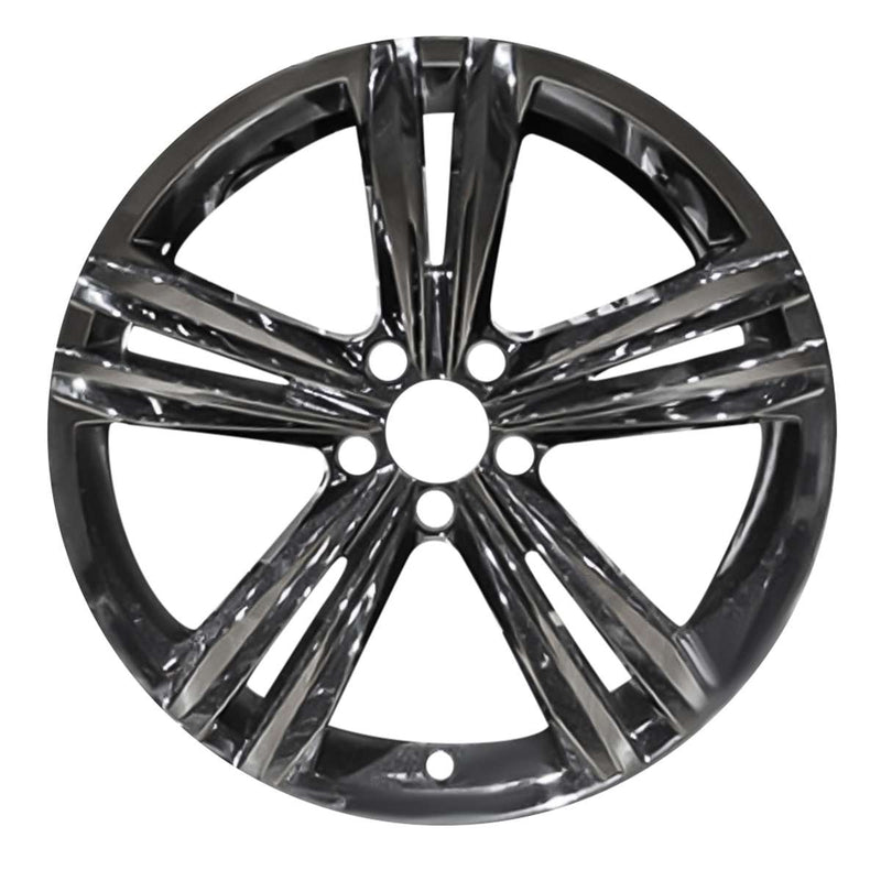 2019 Volkswagen Tiguan Wheel 19" Dark PVD Chrome Aluminum 5 Lug W96523DPVD-1