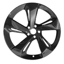 2019 Bentley Bentayga Wheel 22" Black with Red Stripe Aluminio 5 Lug W96565RB-1