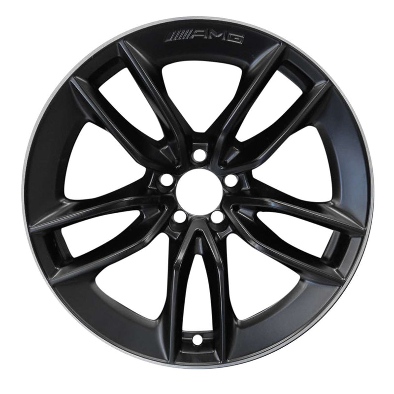 2019 Mercedes GT Wheel 19" Machined Black Aluminum 5 Lug W96574MB-1