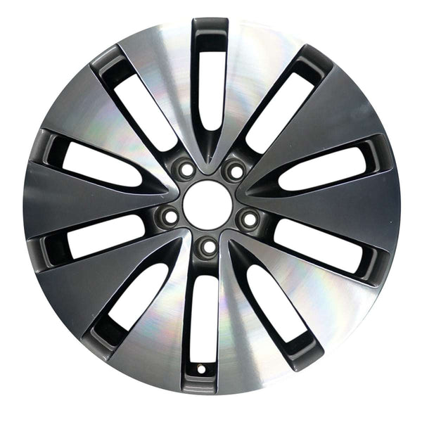 2011 Volkswagen Golf Wheel 18" Aluminio Carbón Maquinado 5 Lug W97054MC-2