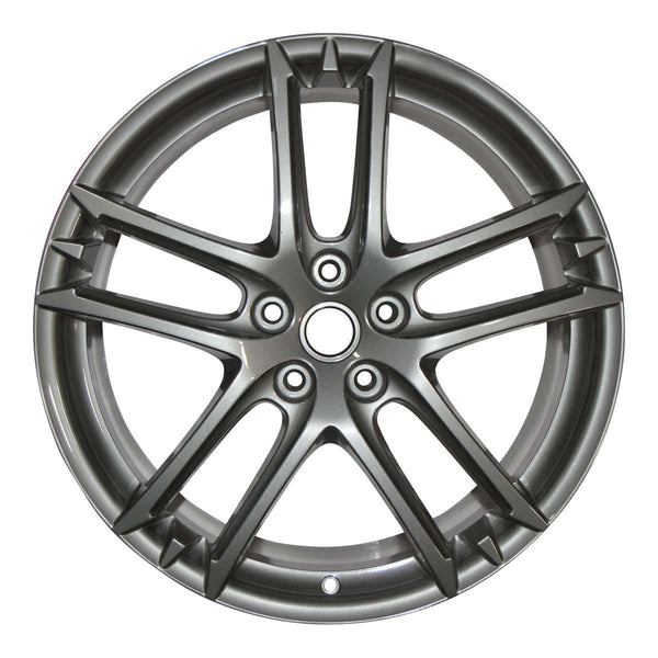 2012 Maserati GranTurismo Wheel 20" Silver Aluminum 5 Lug W97084S-1