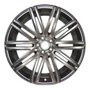 2013 Bentley Continental Wheel 21" Hyper Aluminum 5 Lug W97117H-1