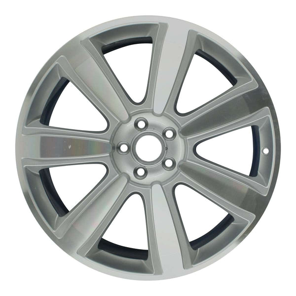 2012 Bentley Continental Wheel 21" Machined Silver Aluminum 5 Lug W97206MS-1