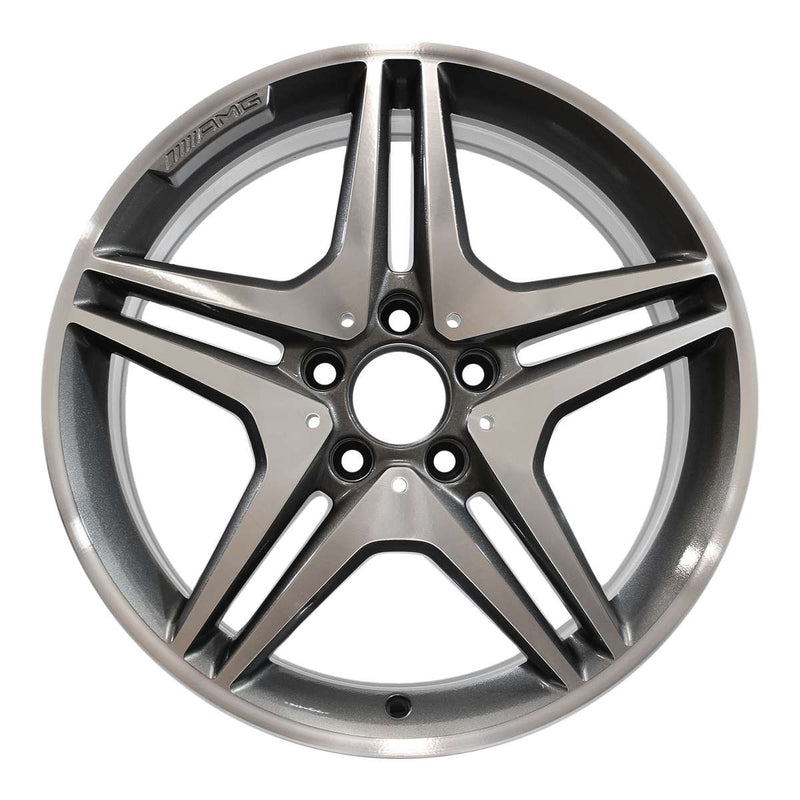 2013 Mercedes Cla250 Wheel 18" Machined Charcoal Aluminum 5 Lug W97453MC-1