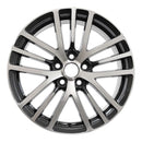 2016 Mitsubishi Lancer Rueda 18" Aluminio Carbón Maquinado 5 Lug W97499MC-1