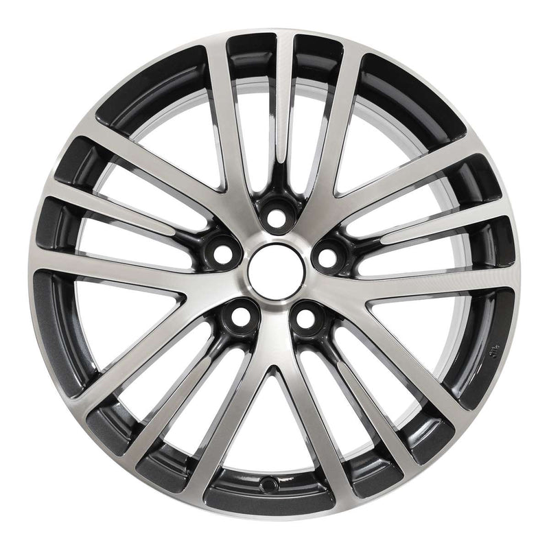 2017 Mitsubishi Lancer Rueda 18" Aluminio Carbón Maquinado 5 Lug W97499MC-2