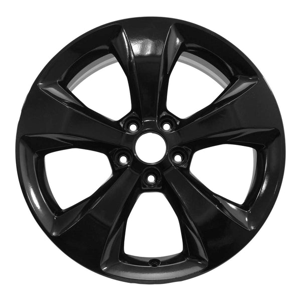 2019 Jeep Cherokee Wheel 18" Black Aluminum 5 Lug W9159B-4