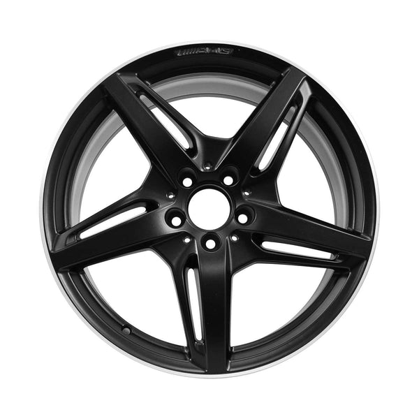 2016 Mercedes AMG Wheel 19" Black Aluminum 5 Lug W85472MB-1