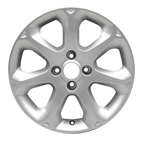 2009 Ford Fiesta Wheel 16" Silver Aluminum 4 Lug W98098S-2