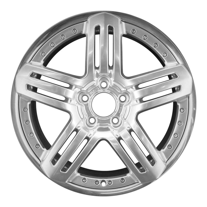 2009 Bentley Azure Wheel 20" Hyper Aluminio Pulido 5 Lug W98140PH-2