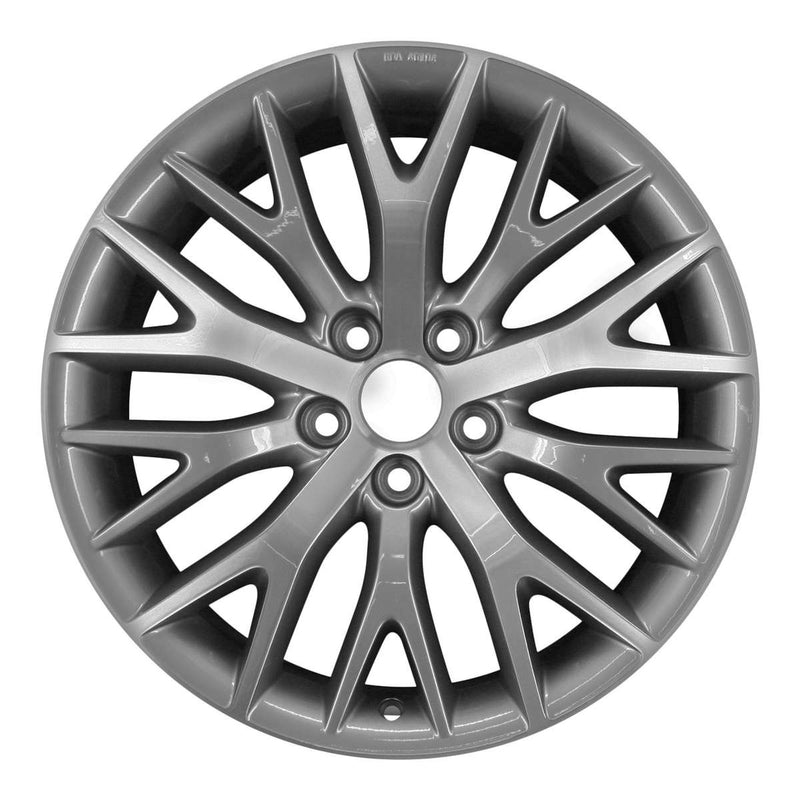 2007 Audi A4 Wheel 18" Machined Charcoal Aluminum 5 Lug W98165MC-2