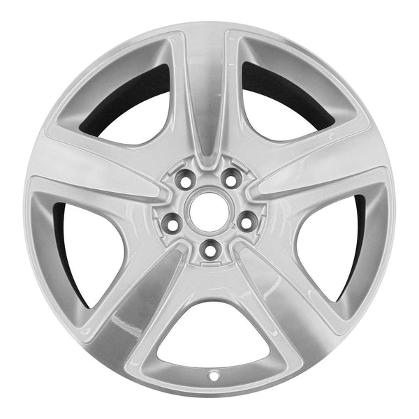 2008 Bentley Continental Wheel 19" Machined Silver Aluminum 5 Lug W98175MS-5