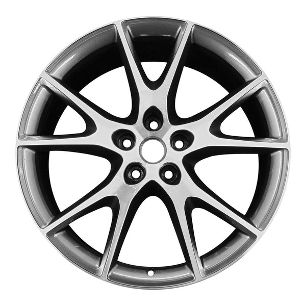 2010 Ferrari California Wheel 20" Aluminio Carbón Maquinado 5 Lug W98222MC-1