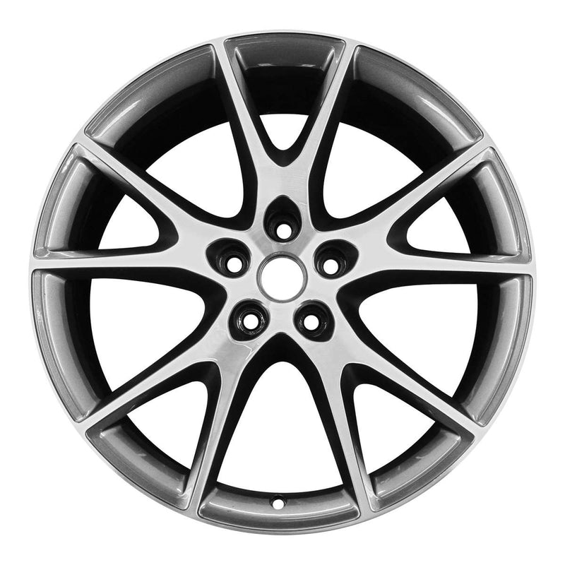 2012 Ferrari California Wheel 20" Aluminio Carbón Maquinado 5 Lug W98222MC-3