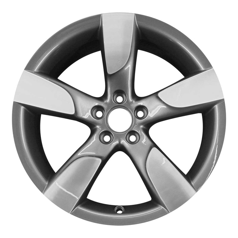 2006 Audi A5 Wheel 19" Machined Charcoal Aluminum 5 Lug W98294MC-1